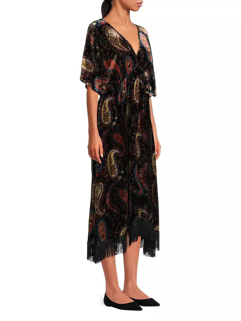 Nash Paisley Midi-Dress Product Image