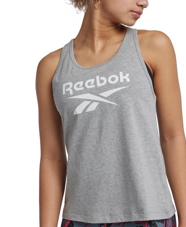 Reebok Womens Identity Cotton Big Logo Tank Top Product Image