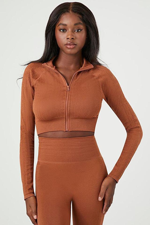 Active Seamless Cropped Jacket | Forever 21 Product Image