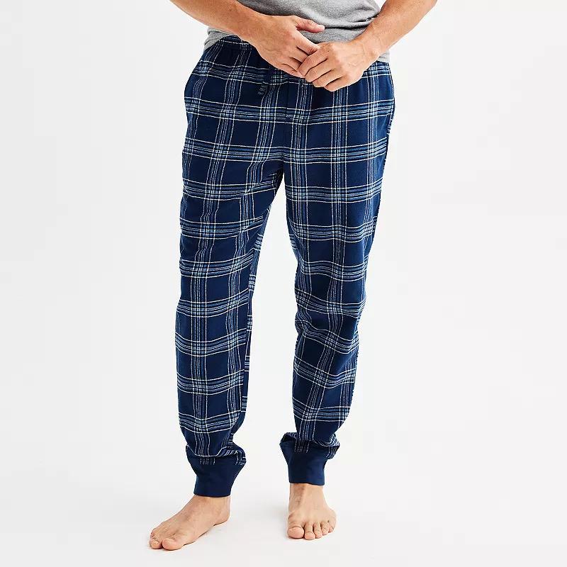 Mens Sonoma Goods For Life Banded Bottom Flannel Pajama Pants Product Image