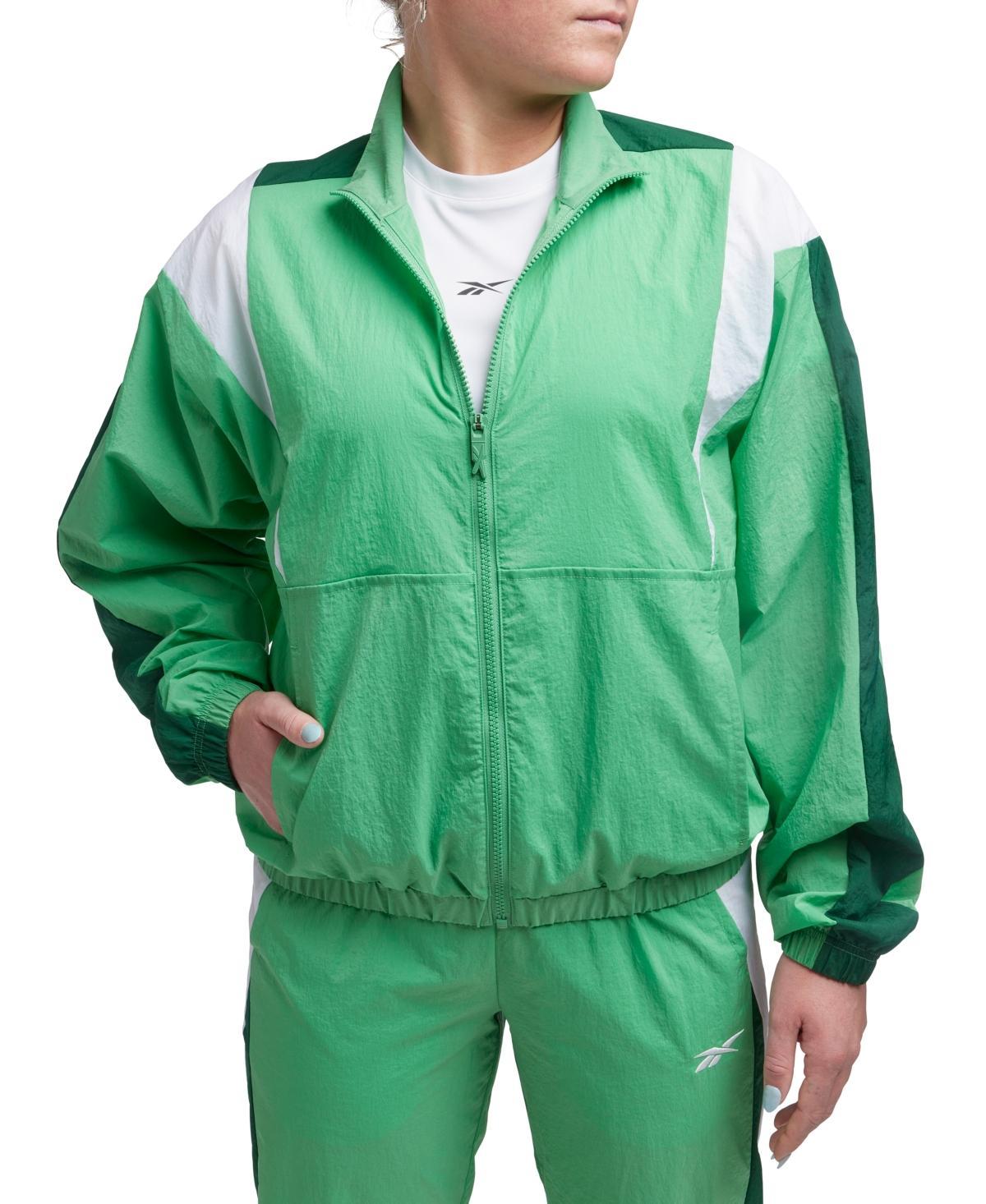 Women's Back Vector Colorblocked Track Jacket Product Image