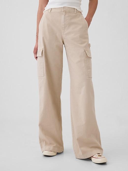 Low Rise Cargo Baggy Khakis Product Image