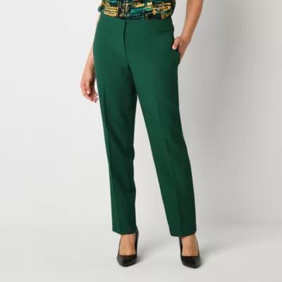 Black Label by Evan-Picone Womens Straight Fit Straight Suit Pants Product Image