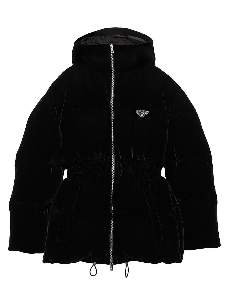 Womens Velvet Down Jacket Product Image