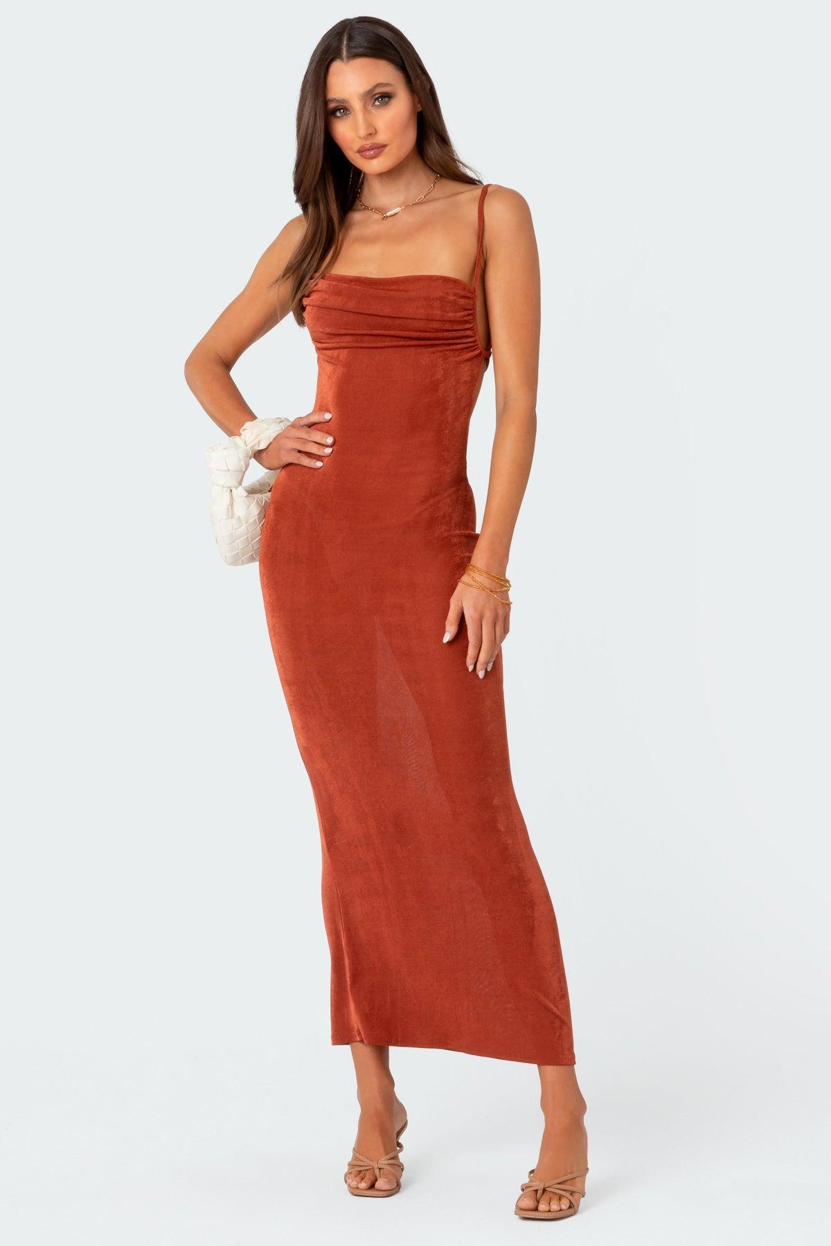 Clea Open Back Maxi Dress Product Image