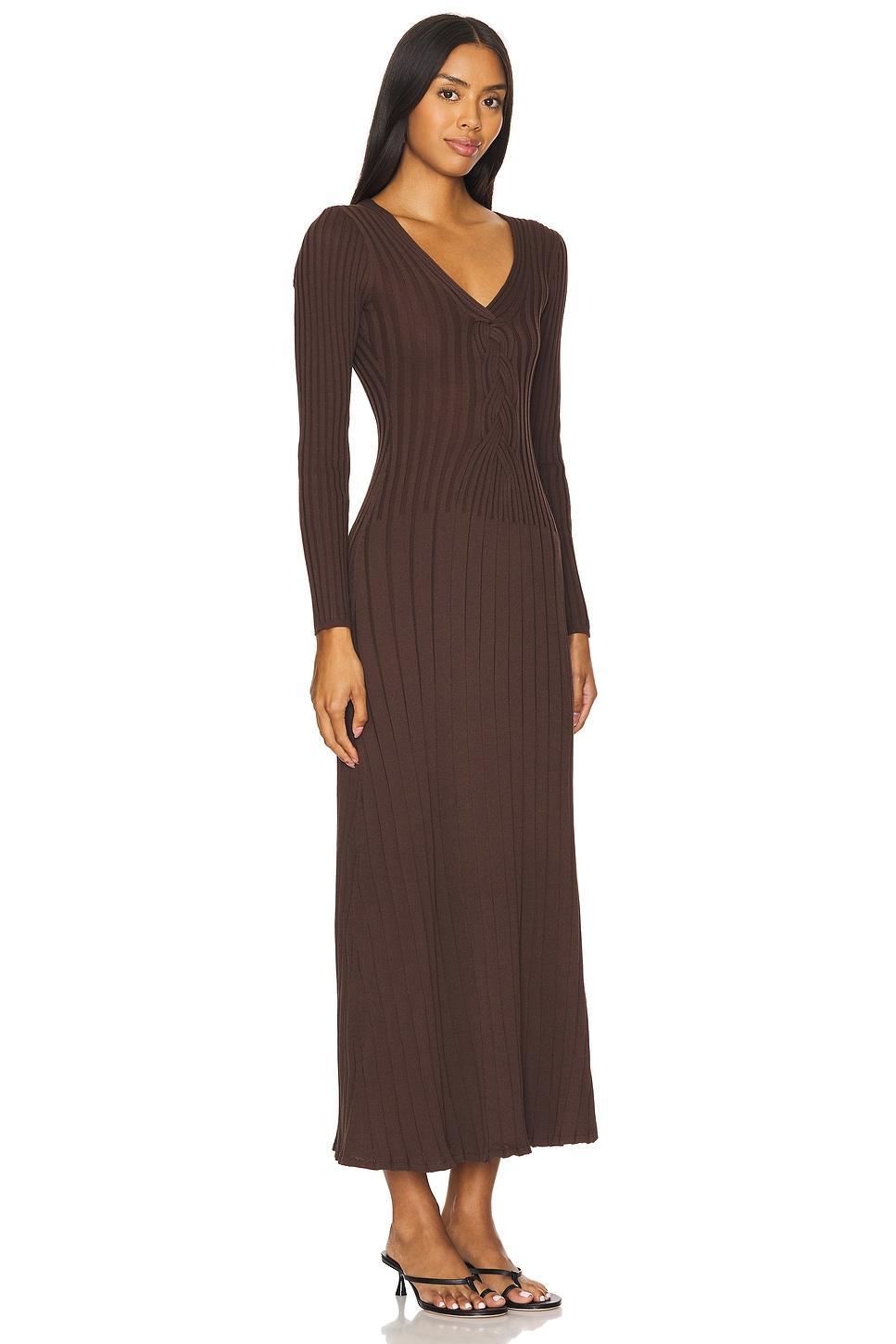 Laced Long Sleeve Midi Dress SOVERE Product Image