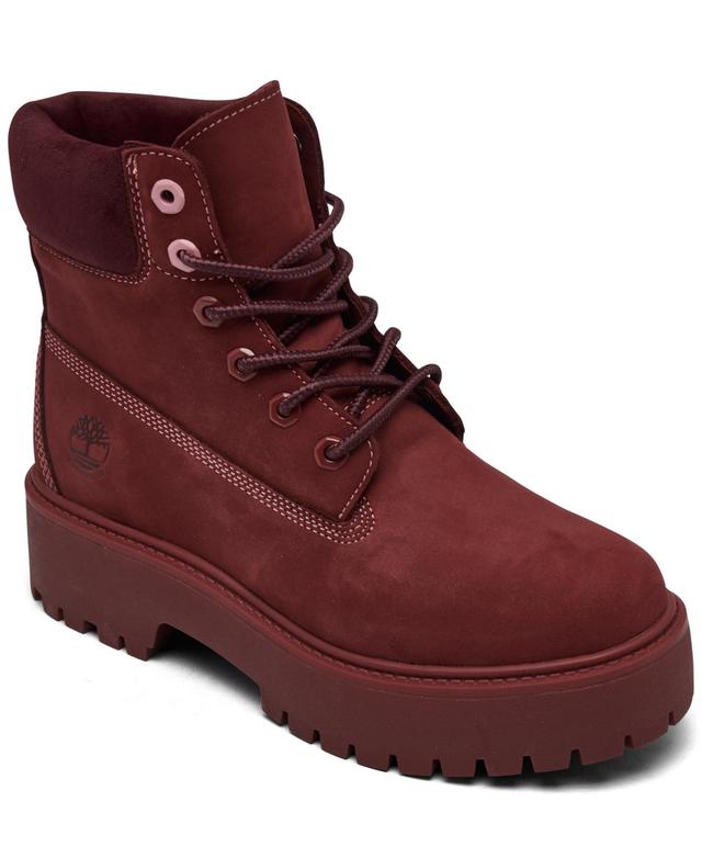 Timberland Womens Stone Street 6 Water-Resistant Platform Boots from Finish Line Product Image