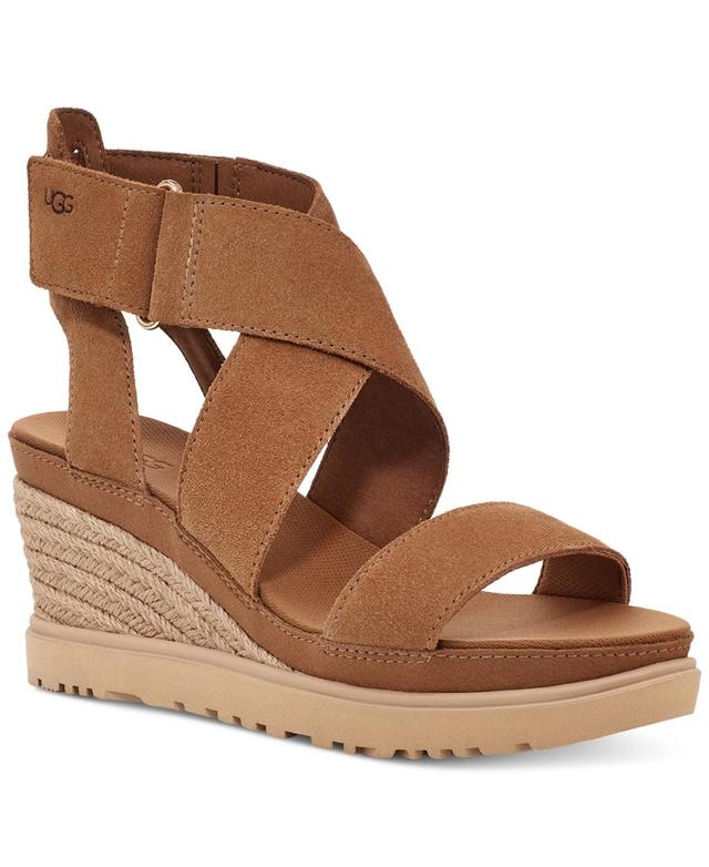 Womens Ilena Suede Wedge Sandals Product Image