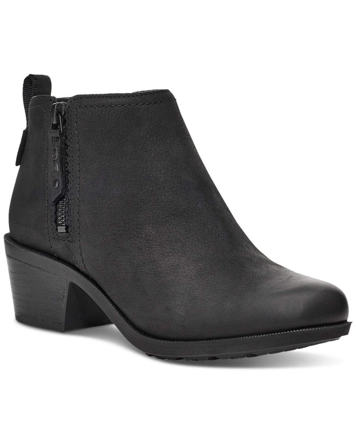 Teva Womens Anaya Zipper Stacked-Heel Booties Product Image