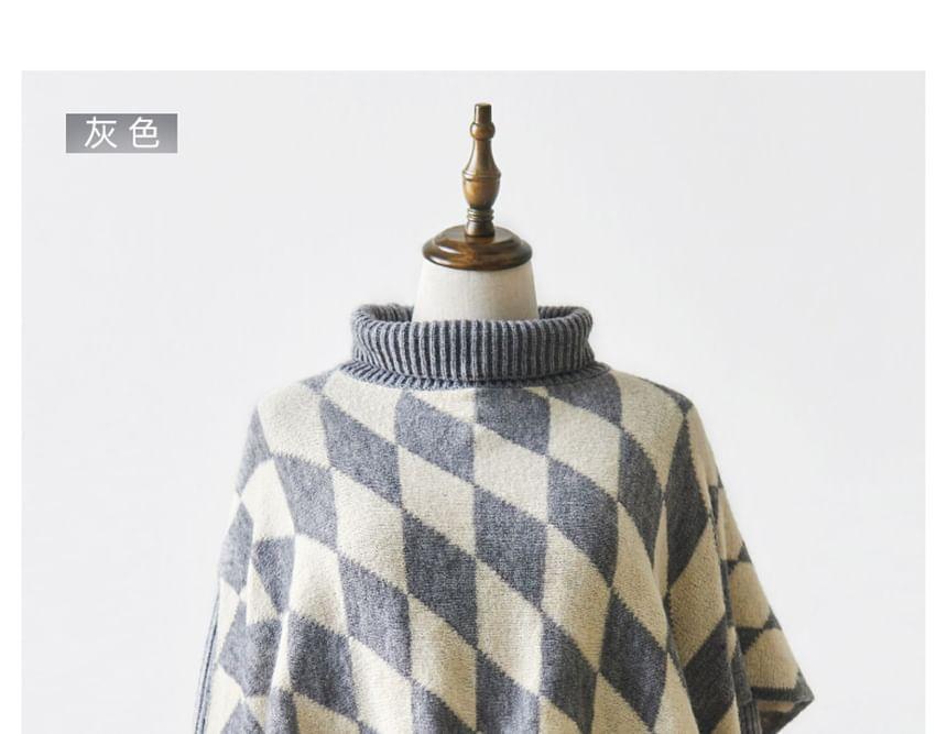 Argyle Knit Shrug Product Image