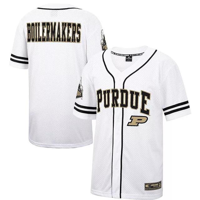 Mens Colosseum Purdue Boilermakers Free Spirited Mesh Button-Up Baseball Jersey Product Image