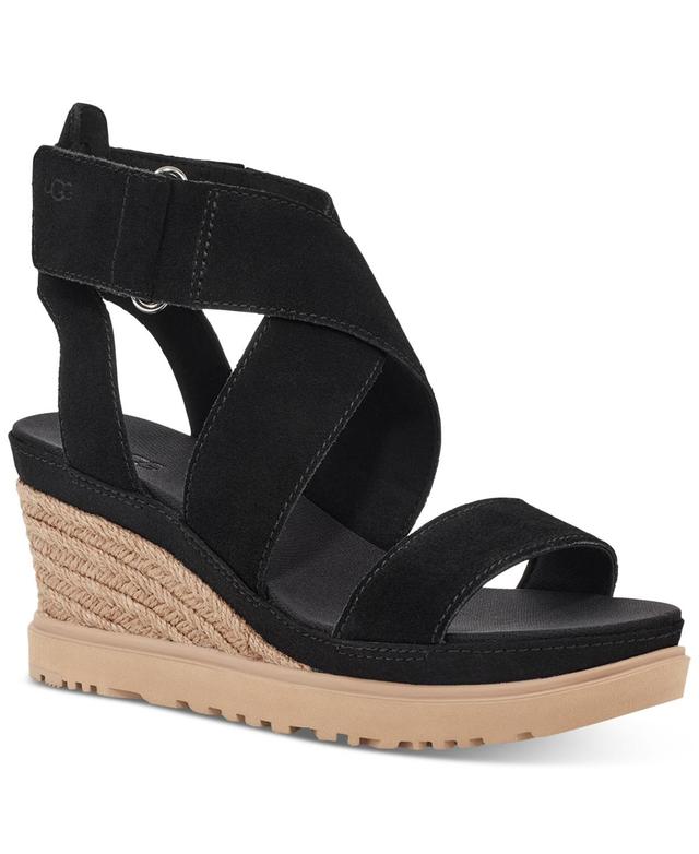 Womens Ilena Suede Wedge Sandals Product Image