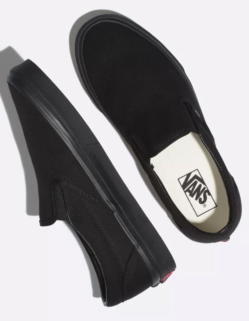 VANS Classic Slip-On Black & Black Shoes Product Image