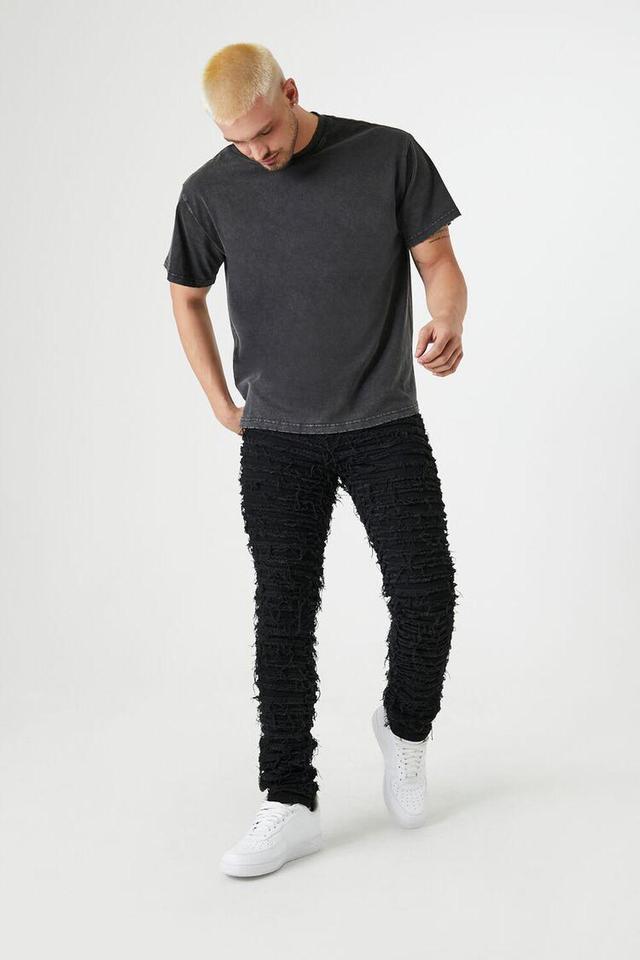 Frayed Mid-Rise Skinny Jeans | Forever 21 Product Image