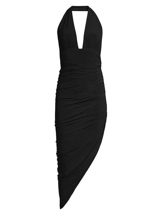 Asymmetric Halter Dress Product Image