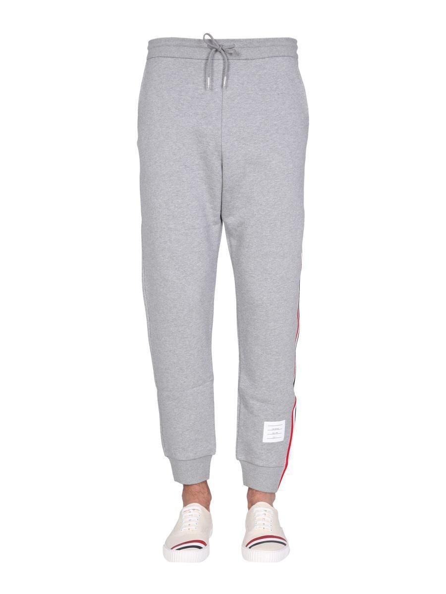 Jogging Pants With Rwb Stripe In Grey Product Image