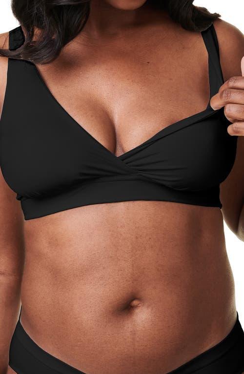 Bravado! Designs Womens Ballet Nursing Sleep Bra - Deep Black XL Product Image