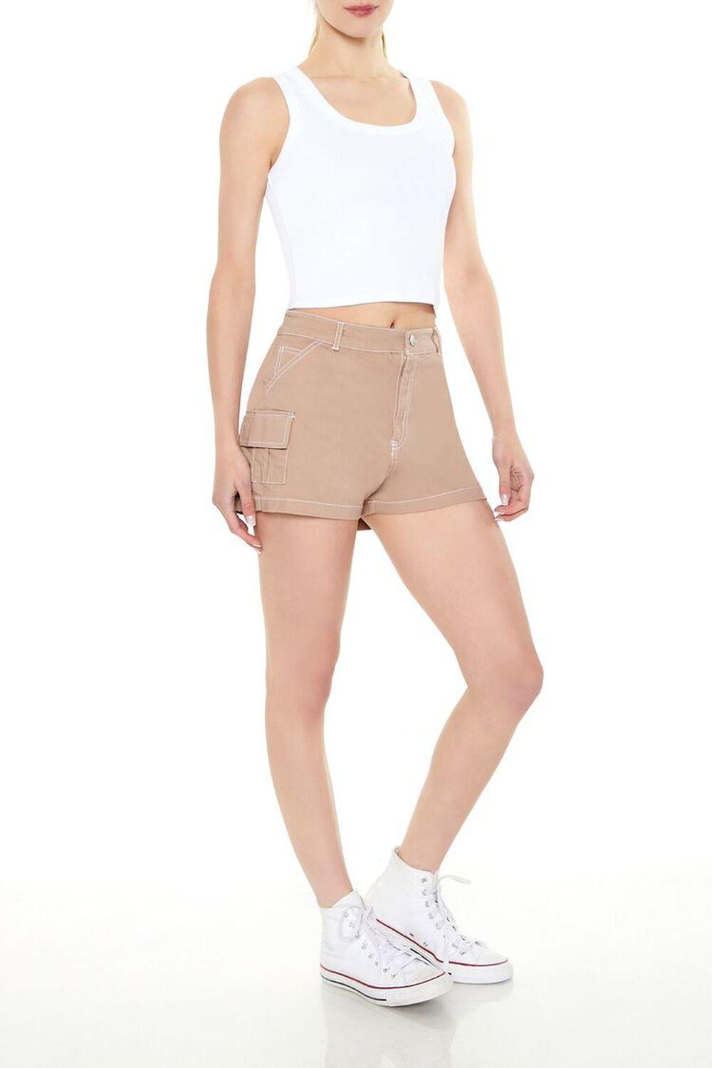 Twill Cargo Shorts | Forever 21 Product Image