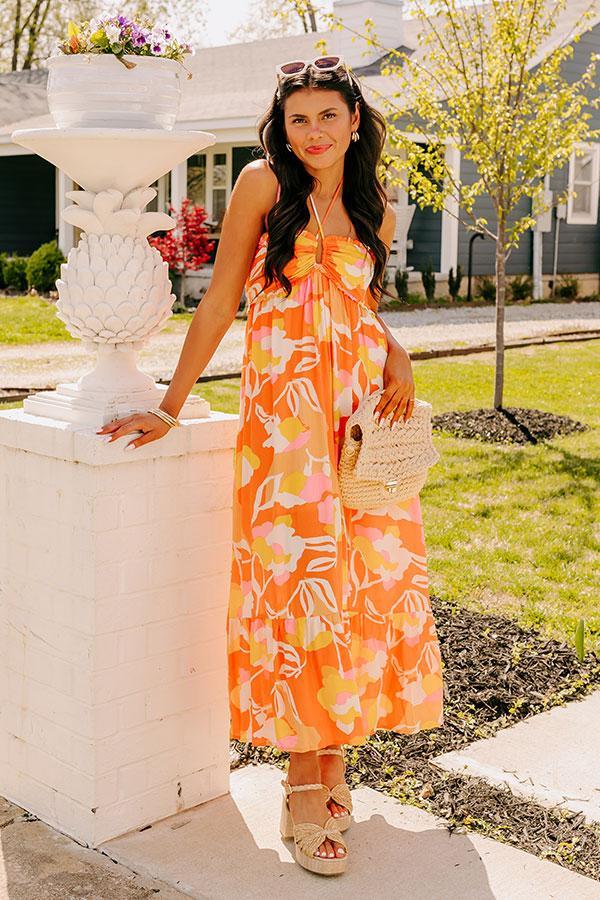 Island Adventure Midi In Orange Product Image