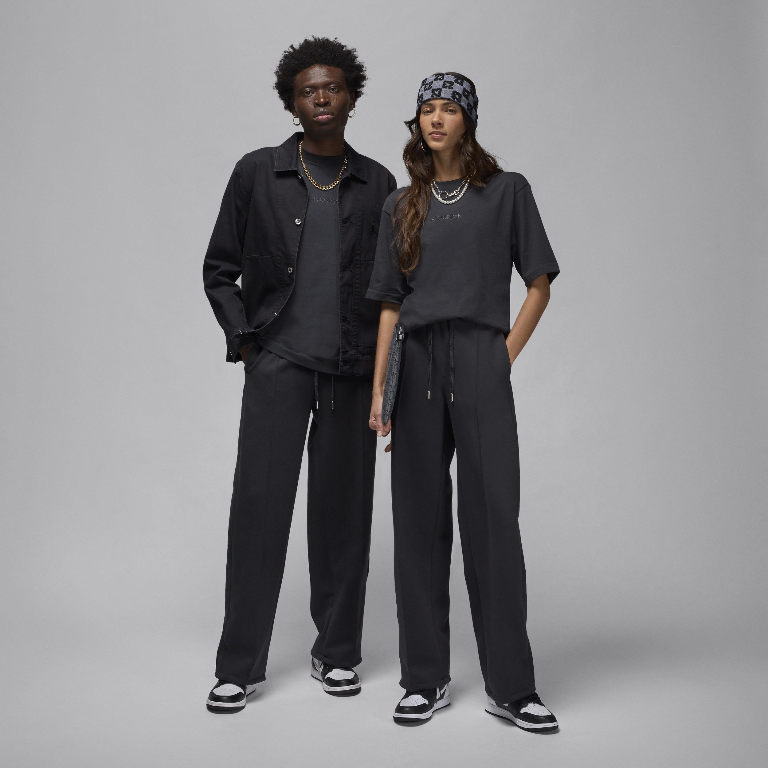 Jordan Mens Jordan Air Jordan Pants - Mens Black/Black Product Image