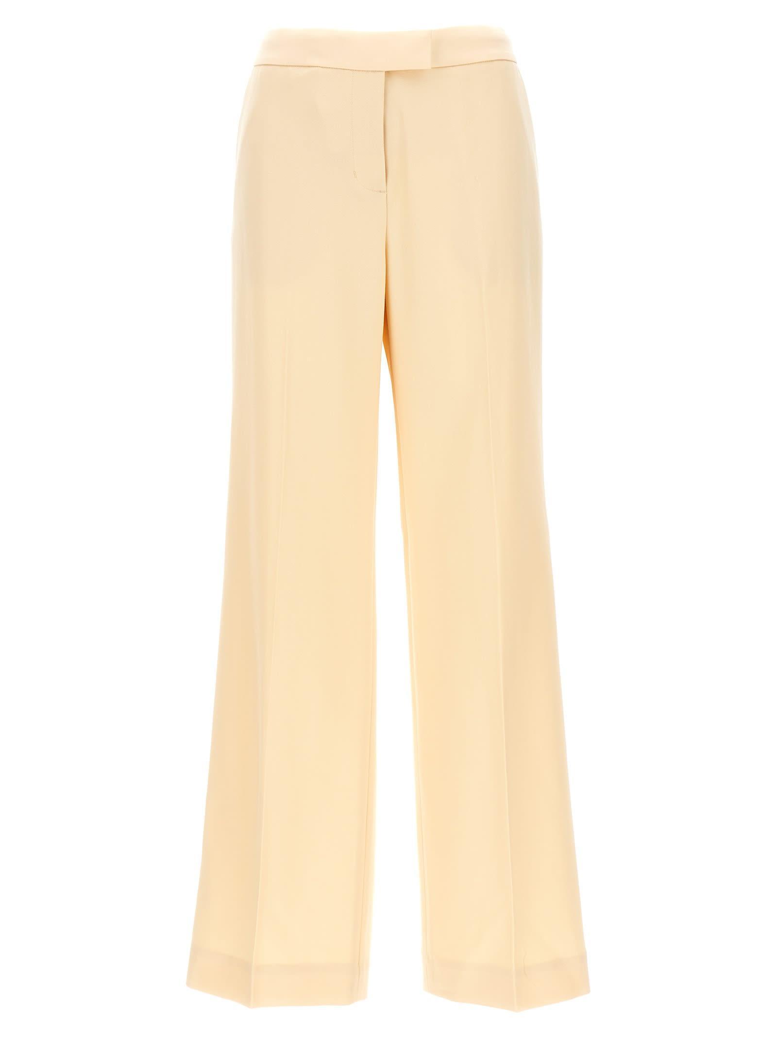 Illustration Straight Tux Pants In Beige Product Image