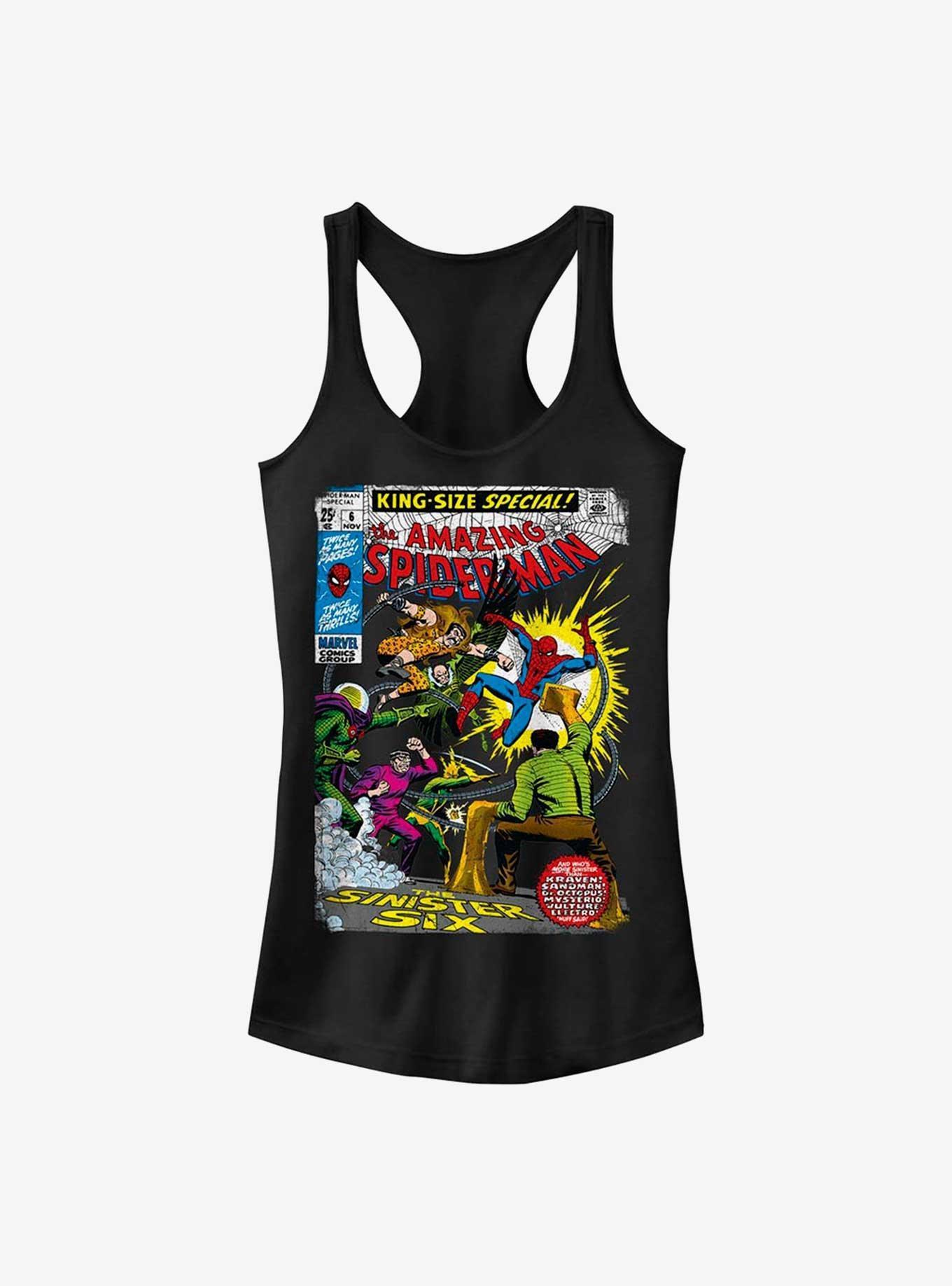 Marvel Spider-Man The Sinister Six Comic Girls Tank Product Image