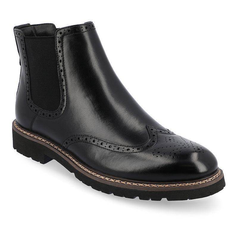 Vance Co Mens Hogan Block Heel Chelsea Boots Product Image