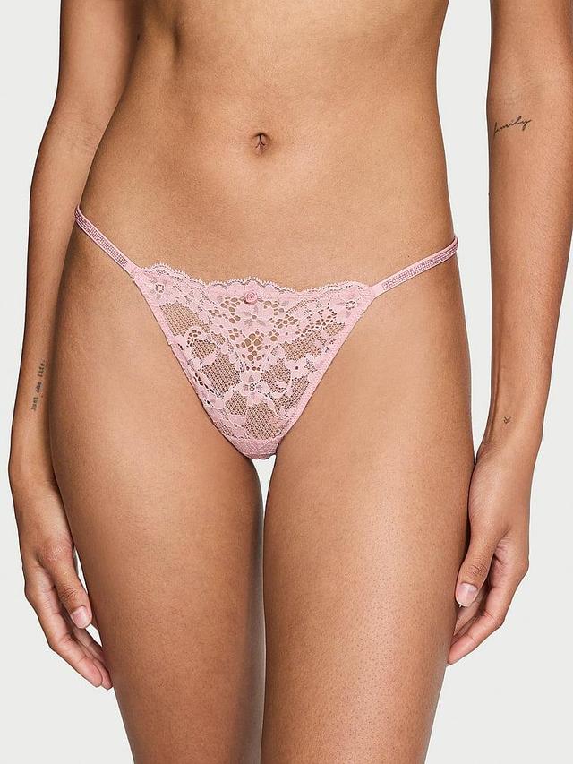 Twinkle Strap Lace V-String Panty Product Image