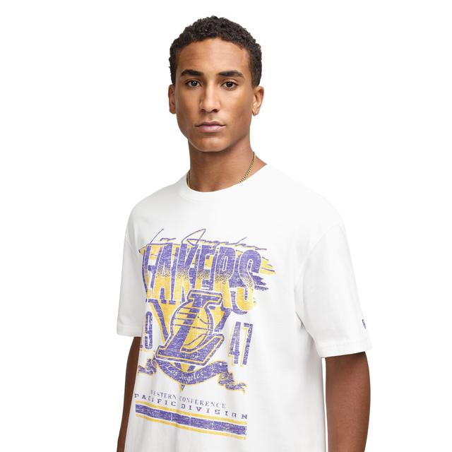 Los Angeles Lakers Sport Classics Distressed T-Shirt Male Product Image