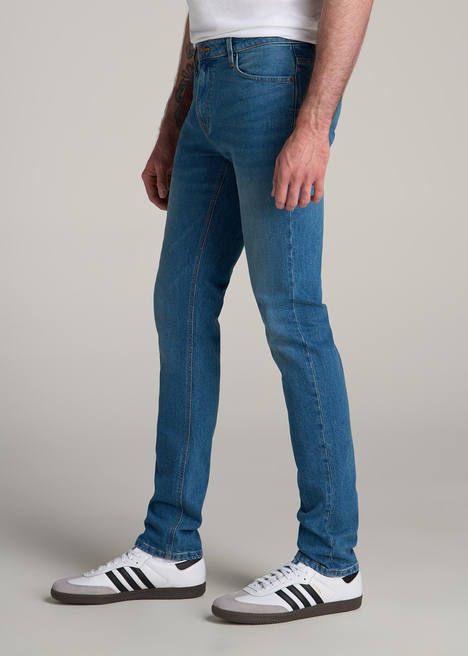 Americana Collection Dylan Slim Fit Jeans For Tall Men in Sail Blue Male Product Image