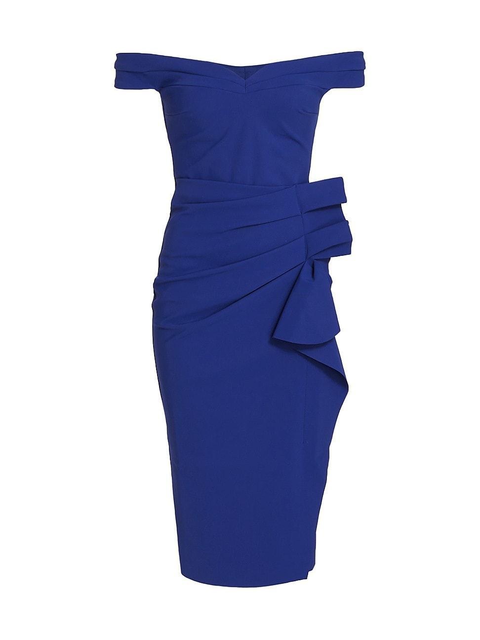 Womens Off-the-Shoulder Midi Dress Product Image