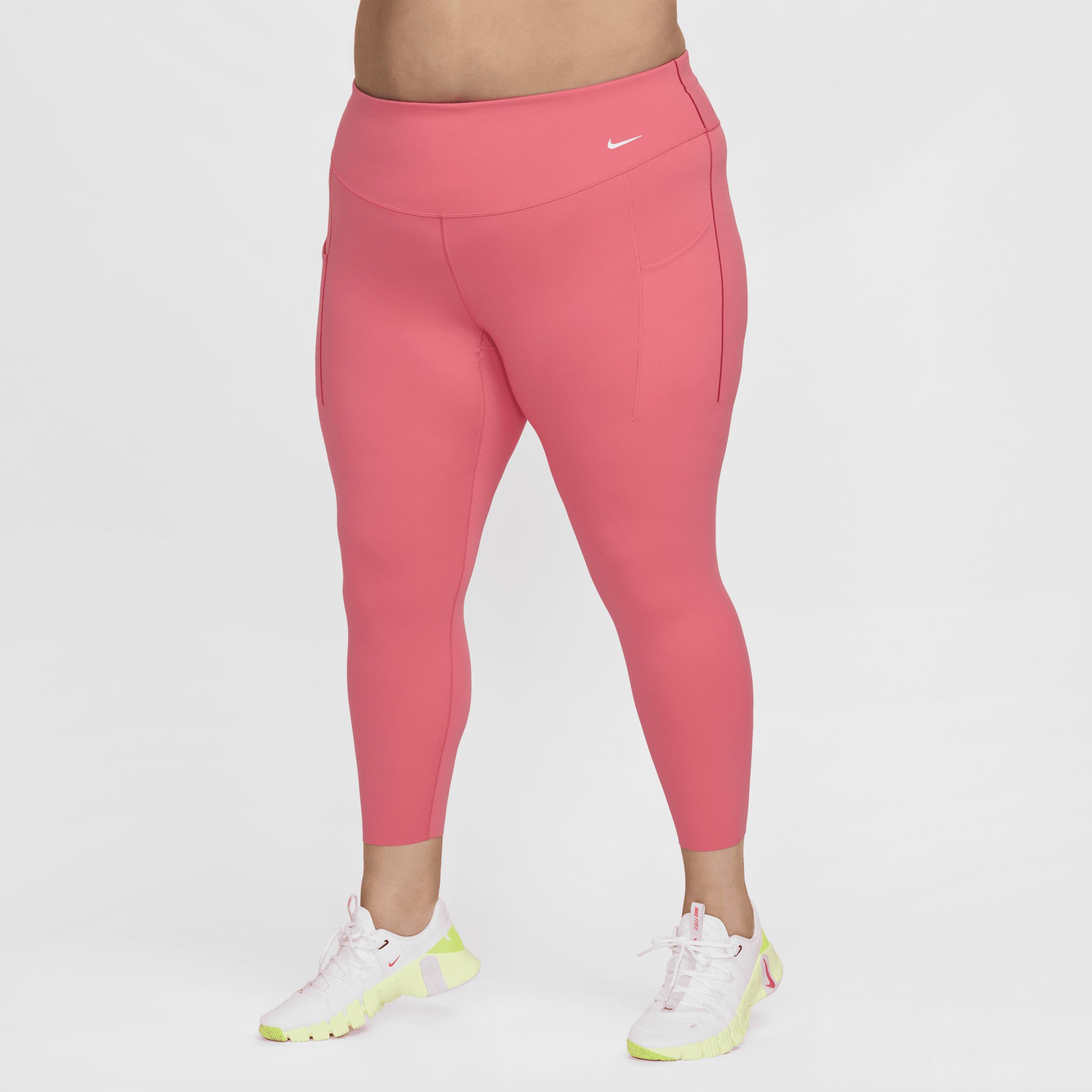 Nike Womens Universa Medium-Support High-Waisted 7/8 Leggings with Pockets (Plus Size) Product Image