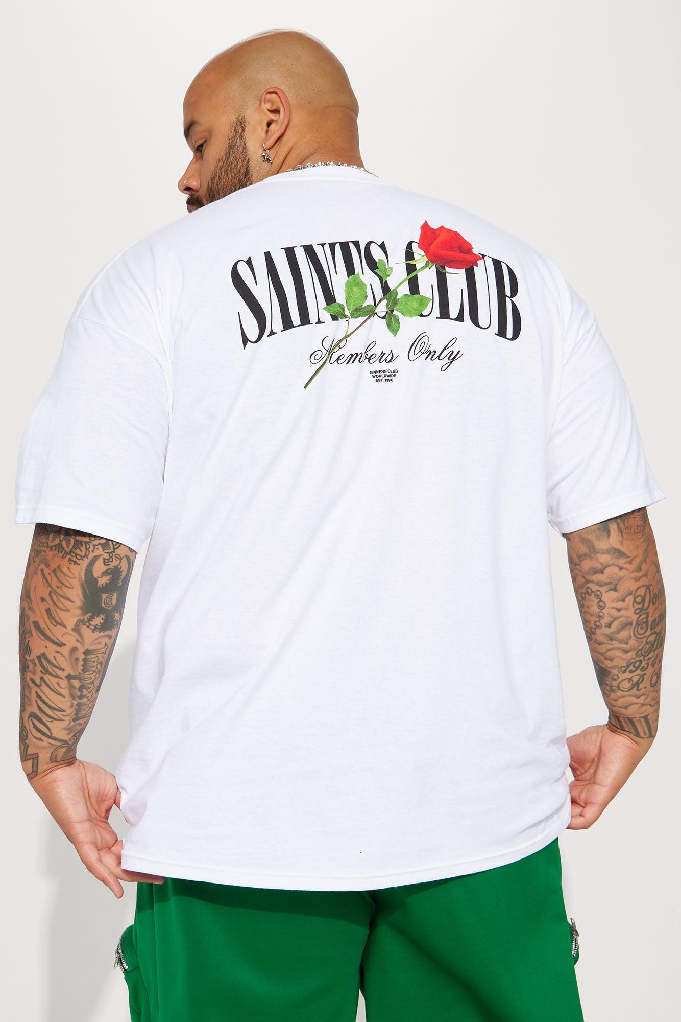 Saints Club Short Sleeve Tee - White Product Image