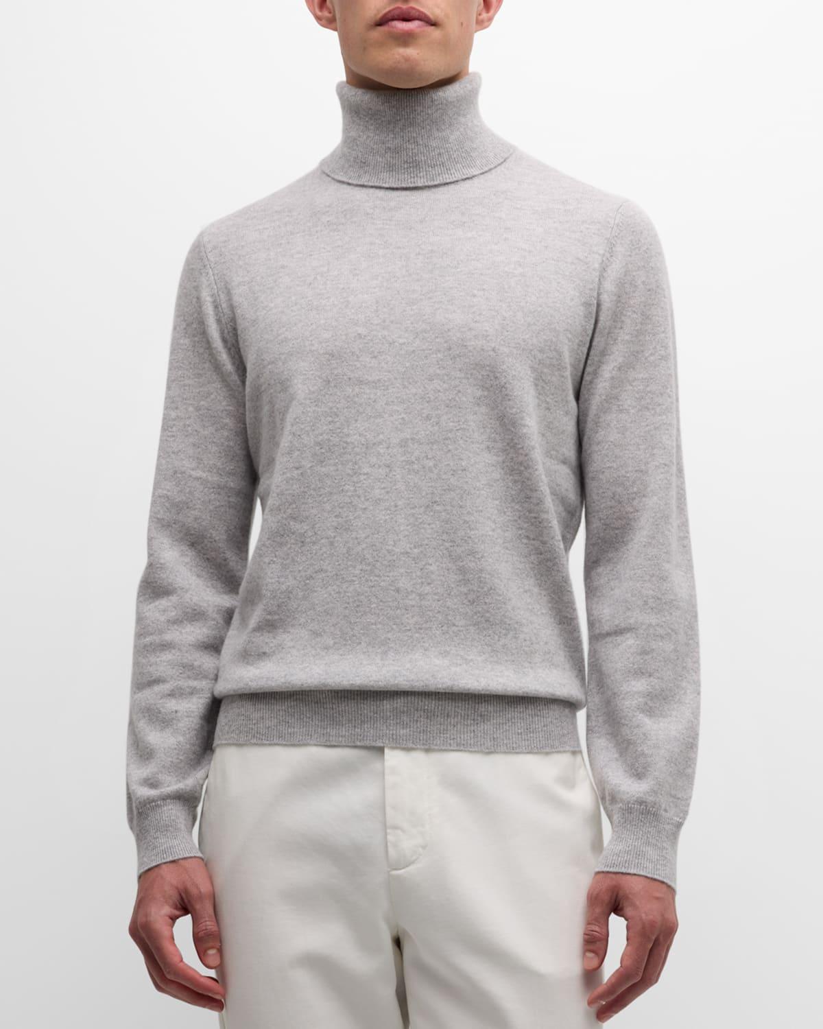 Men's Cashmere Turtleneck Sweater Product Image