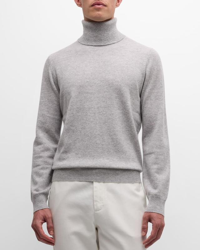 Mens Cashmere Turtleneck Sweater Product Image