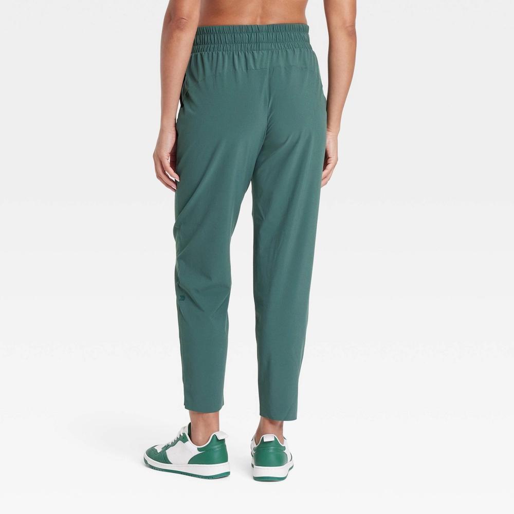 Women's Active Light High-Rise Taper Pants - All In Motion™ Dark Green XS Product Image