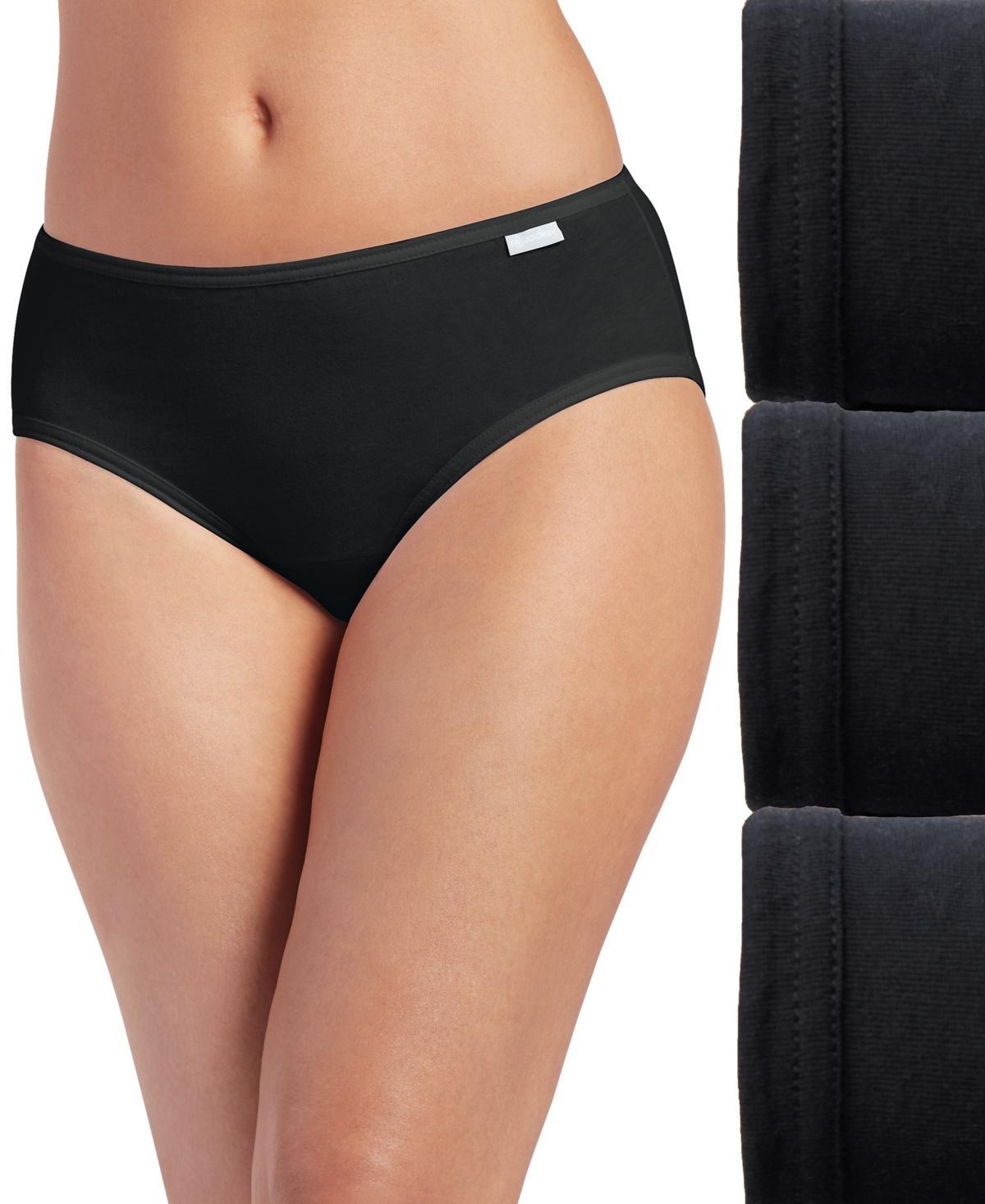 Jockey Elance Hipster Underwear 3 Pack 1482 1488, also available in Plus sizes - Ivory/Sand Product Image