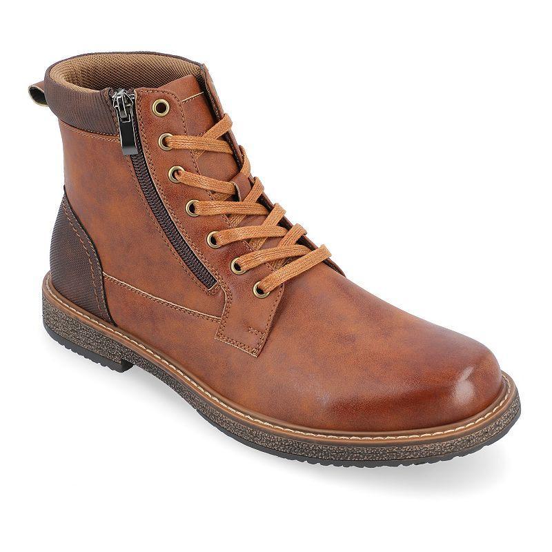 Vance Co. Metcalf Mens Ankle Boots Brown Product Image