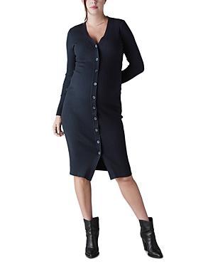 Ingrid & Isabel Button Front Sweater Maternity Dress Product Image