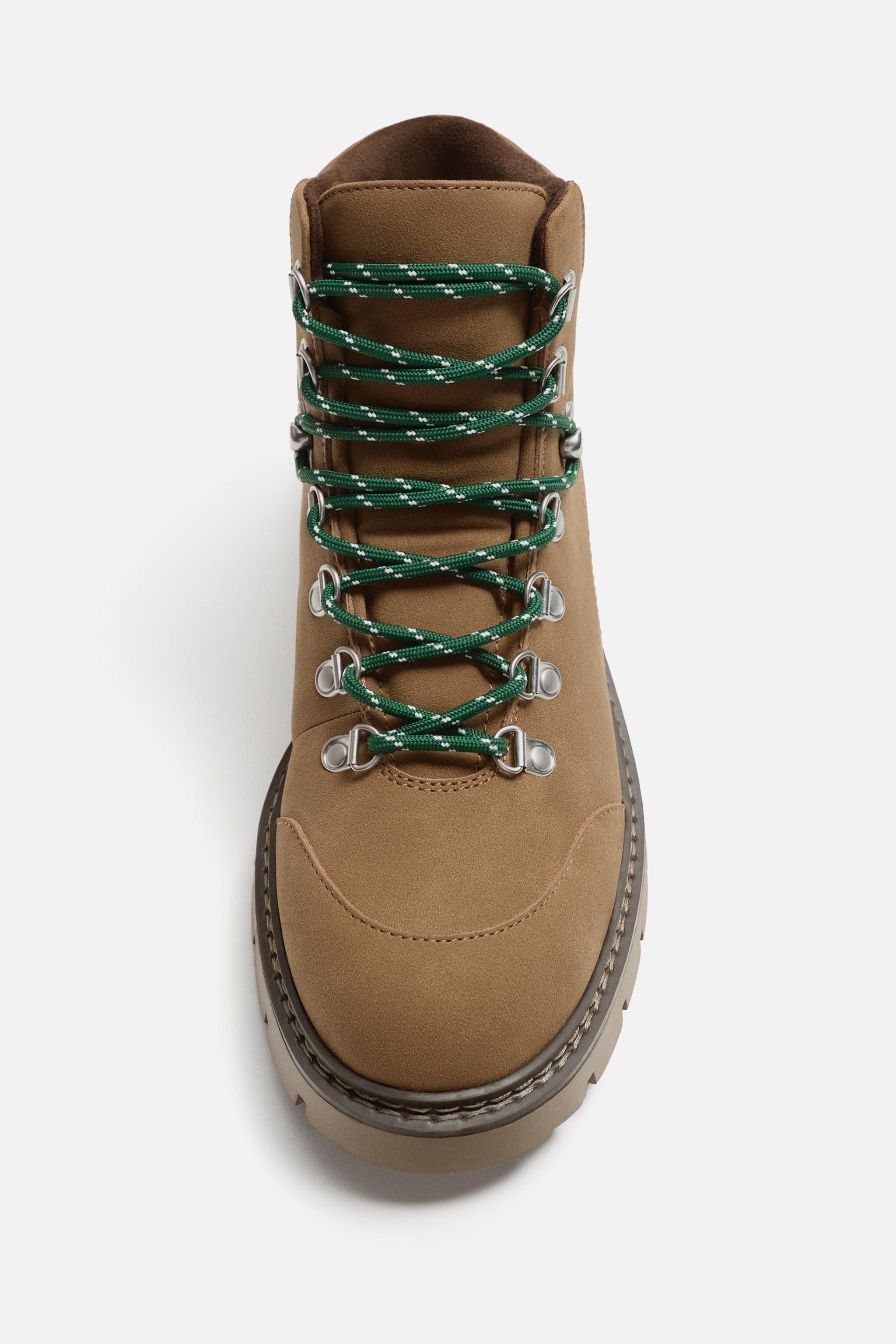 CHUNKY LACE-UP BOOTS Product Image