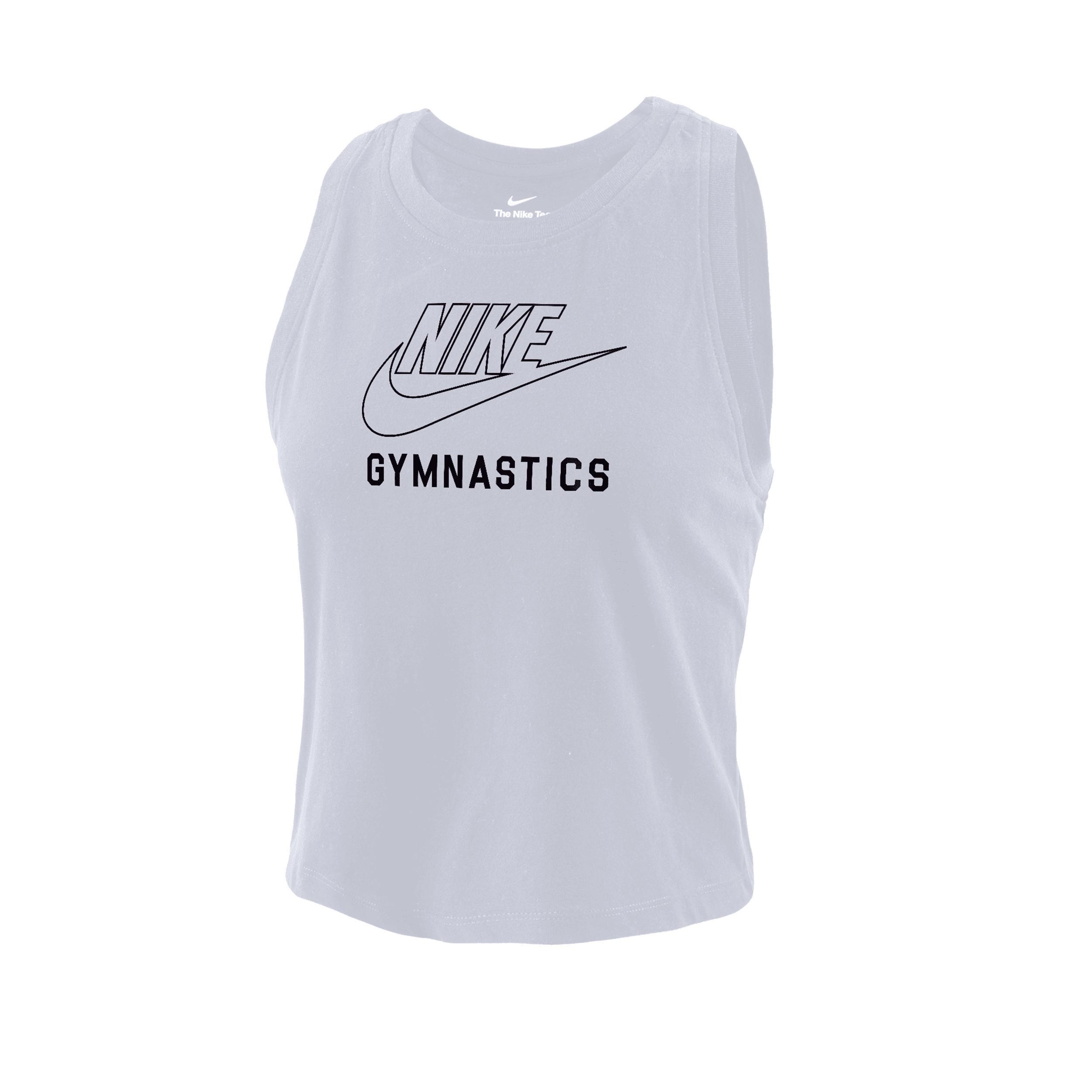 Nike Womens Swoosh Gymnastics Cropped Tank Top Product Image