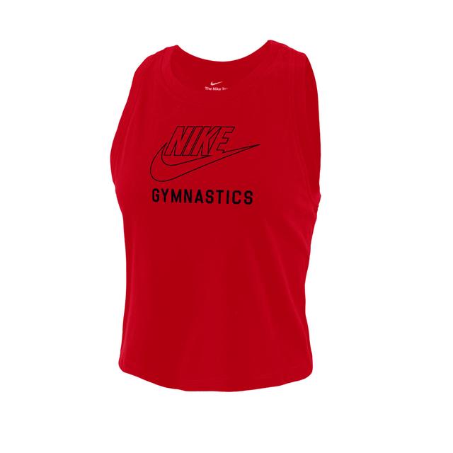 Nike Womens Swoosh Gymnastics Cropped Tank Top Product Image