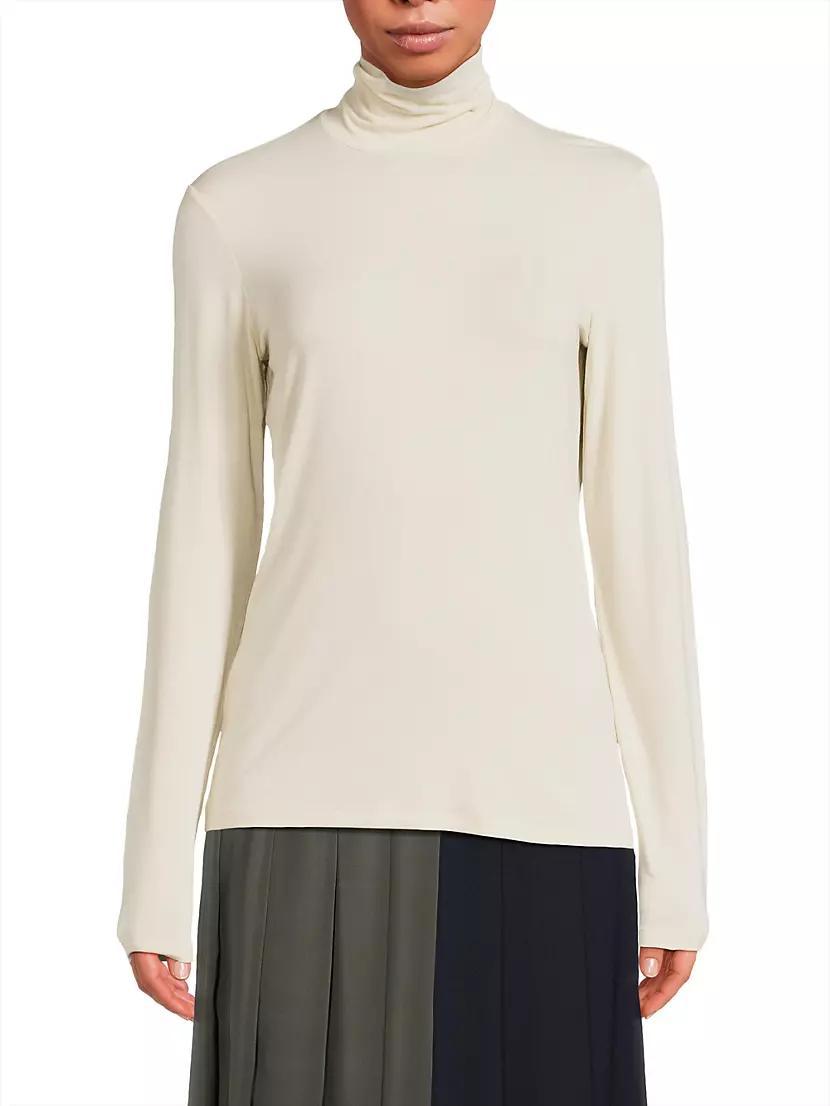 Multif Stretch Jersey Turtleneck Top Product Image