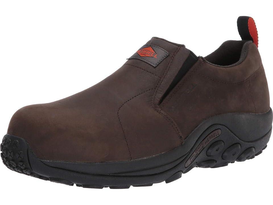 Merrell Work Jungle Moc Leather Moc Composite Toe SD+ (Espresso) Men's Shoes Product Image