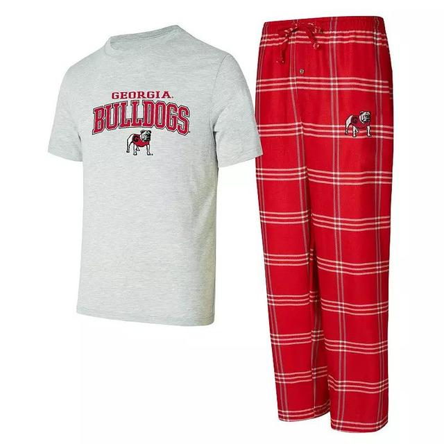 Mens Concepts Sport Georgia Bulldogs T-Shirt & Pants Sleep Set Product Image