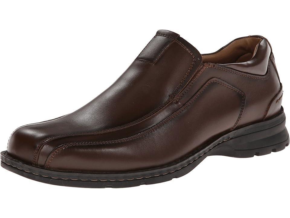 Dockers Agent Mens Leather Slip-On Shoes Med Brown Product Image