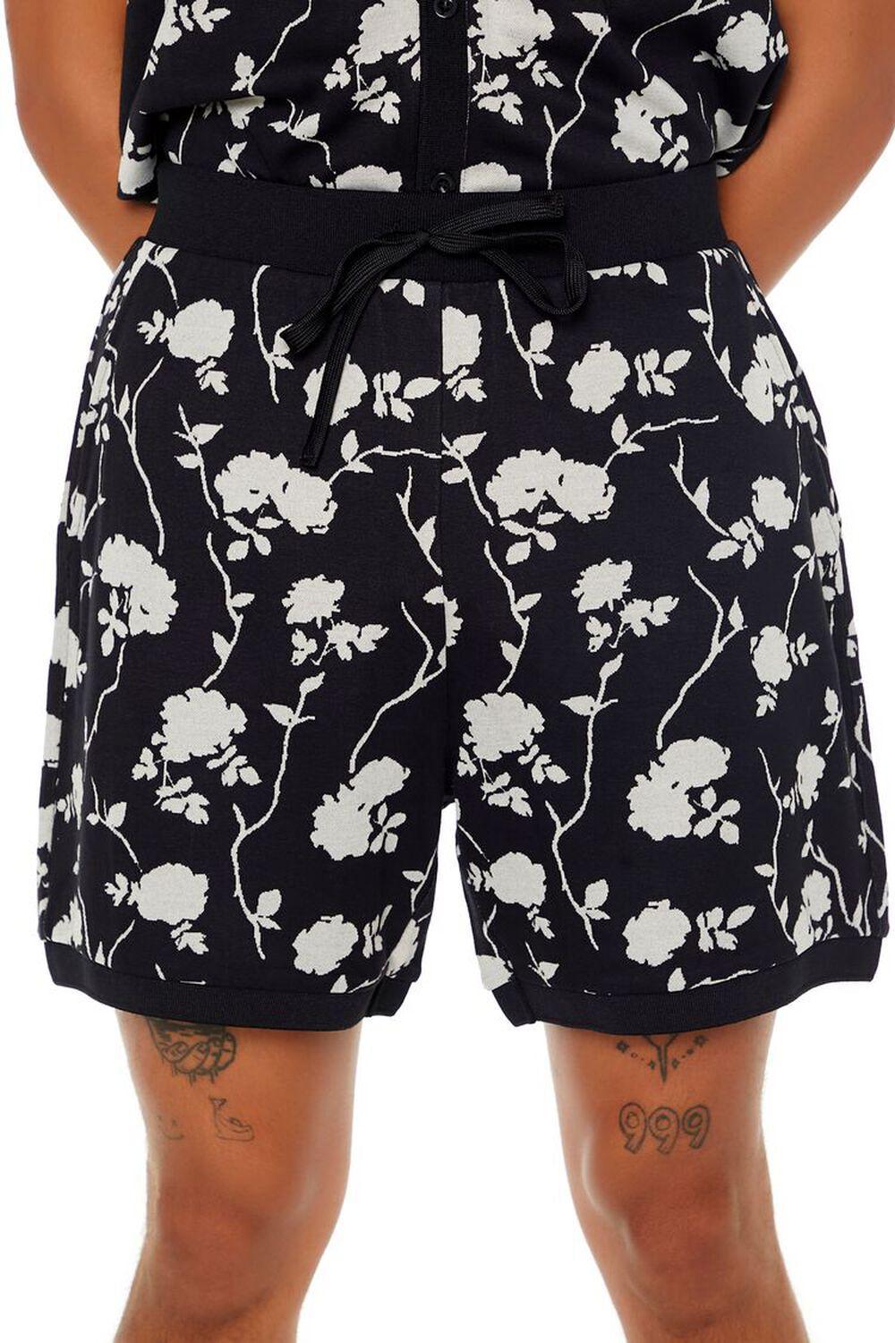 Floral Print Drawstring Shorts | Forever 21 Product Image