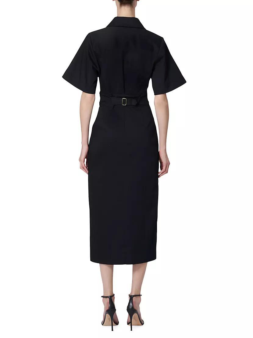 Belted Cargo Midi-Dress Product Image