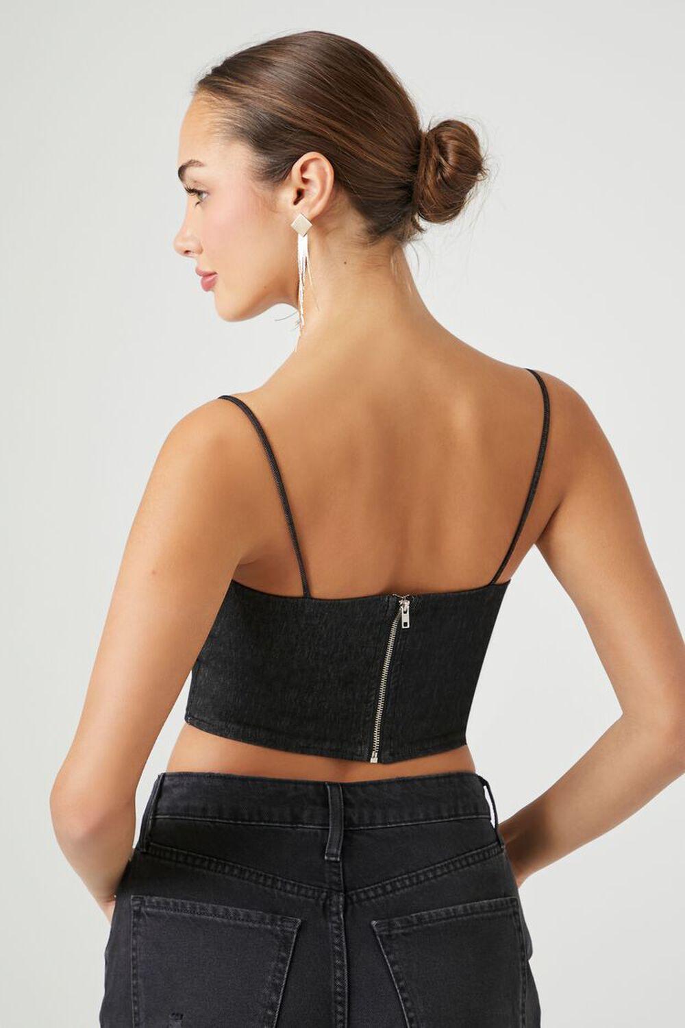 Denim Cropped Cami | Forever 21 Product Image