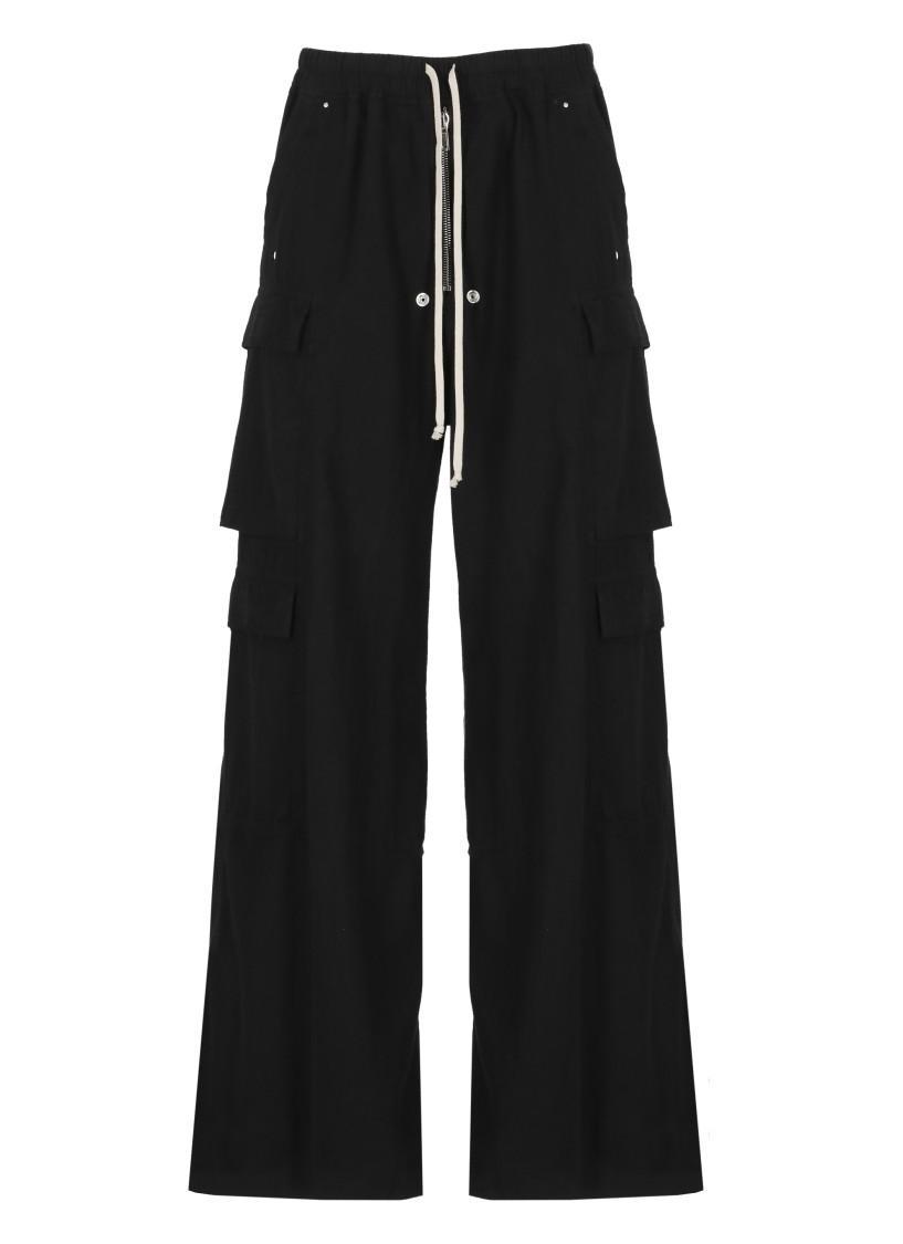 RICK OWENS DRKSHDW Jumbo Belas Cargo Trousers In Black Product Image